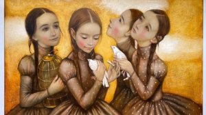 Девочки. Художник Наталья Сюзева.