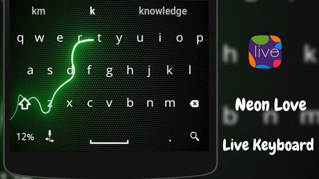 Neon Love Theme for Live Keyboard смотреть онлайн
