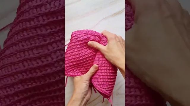 Летняя сумка из рафии. Часть 2