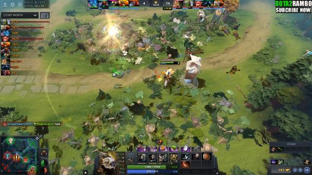 [Tiny] How to Offlane With 10Min Blink Dagger 16Kills & GODLIKE (FullGame Dota2 7.21d)