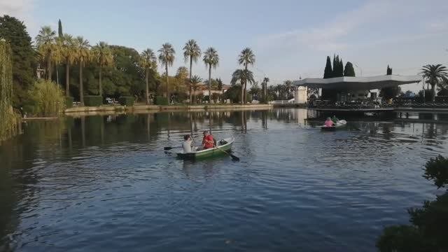 Новы Афон. Приморский парк день и ноч