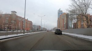 город Красноярск улицы Авиаторов и Молокова,декабрь 2024г.