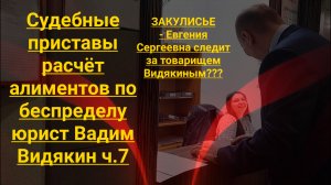 Судебные приставы расчёт алиментов по - беспределу юрист Вадим Видякин Киров в Законе ч.7 ЗАКУЛИСЬЕ