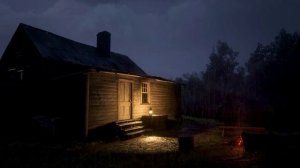 Сильный лесной дождь с грозой для незабываемого отдыха 4K | Звук дождя и грома ASMR