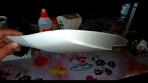 RC модель Синий Дракон из потолочной плитки