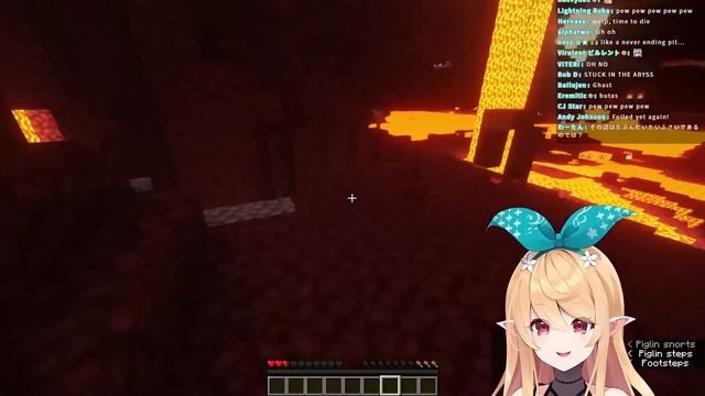 Pomu drops spaghetti everywhere when she meets Belmond on the JP Minecraft server【NIJISANJI EN】