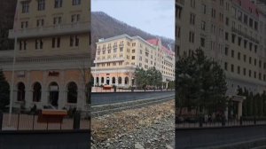популярный курорт России Сочи Чёрное море зимой
