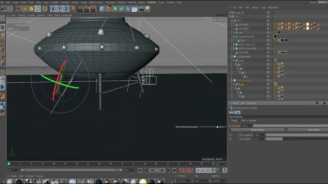 C4D UFO Animation tutorial (PART#9 FINAL) Beginner