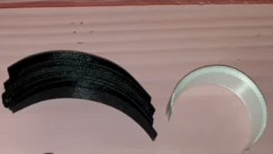 Школьные банты со спиральками МК Черно-белые бантики Канзаши