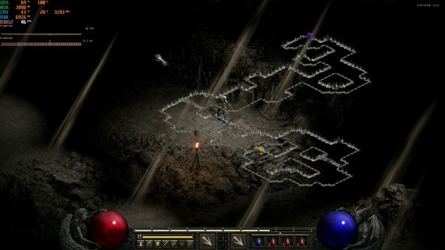 Diablo II Resurrected - тест I5 4460 8gb DDR3 RX560 4GB (часть 1)
