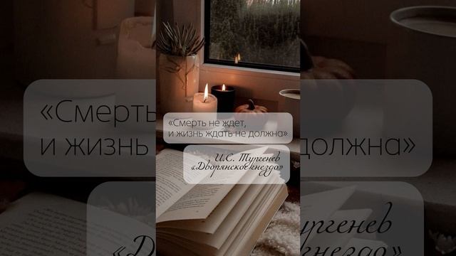 Цитата из произведения «Дворянское гнездо» #книги #литература #книжныйблог