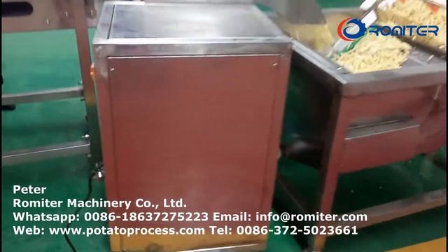 Полностью автоматическая линия по производству замороженного картофеля фри 500 кг Romiter смотреть онлайн