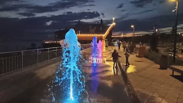 По Спортивной к ФОНТАНАМ новой набережной Тольятти