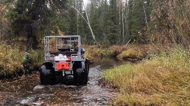 Перевозка людей и грузов на среднемоторном вездеходе переломке для избы. Новые шины Трэкол Ф1300 600 смотреть онлайн