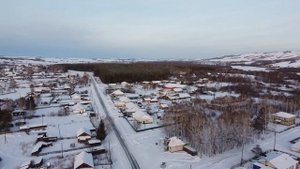 Алтай. Красногорское 2024. Полет над селом