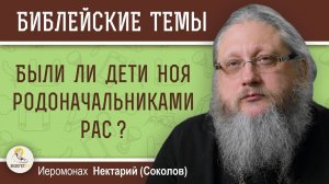 Были ли дети Ноя родоначальниками рас?