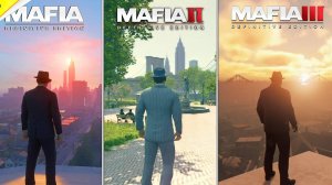 MAFIA vs MAFIA 2 vs MAFIA 3 - Детали и сравнение физики