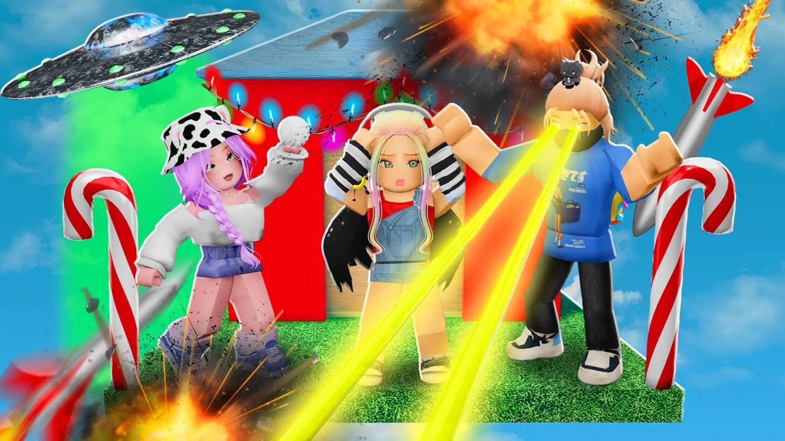 ПРАЗДНУЕМ НОВЫЙ ГОД В РАНДОМНЫХ ДОМАХ смотреть онлайн