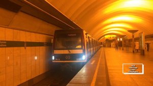 Движение Метро-Поездов по Станции Метрополитена "Обухово"