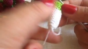 Вяжем зелёный лук крючком