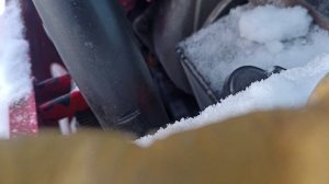 Запуск дизельного японского снегоуборщика Yanmar в -15