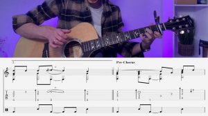 STAY - РАЗБОР на гитаре фингерстайл, табы (The Kid LAROI, Justin Bieber)