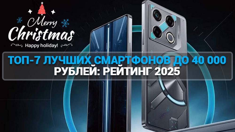 ТОП-7 ЛУЧШИХ СМАРТФОНОВ ДО 40 000 РУБЛЕЙ: РЕЙТИНГ 2025 |Poco |Infinix |HONOR |HONOR |realme |Nothing