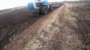 осенне полевые работы дискование