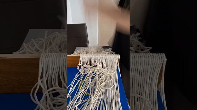 Панно в стиле бохо, сканди, лофт #diy #мастерклассмакраме #вдохновение #макрамепанно