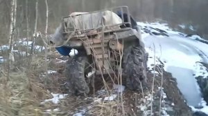 Макарьевские болота Показалась оставленная Yamaha 660  Grizzly