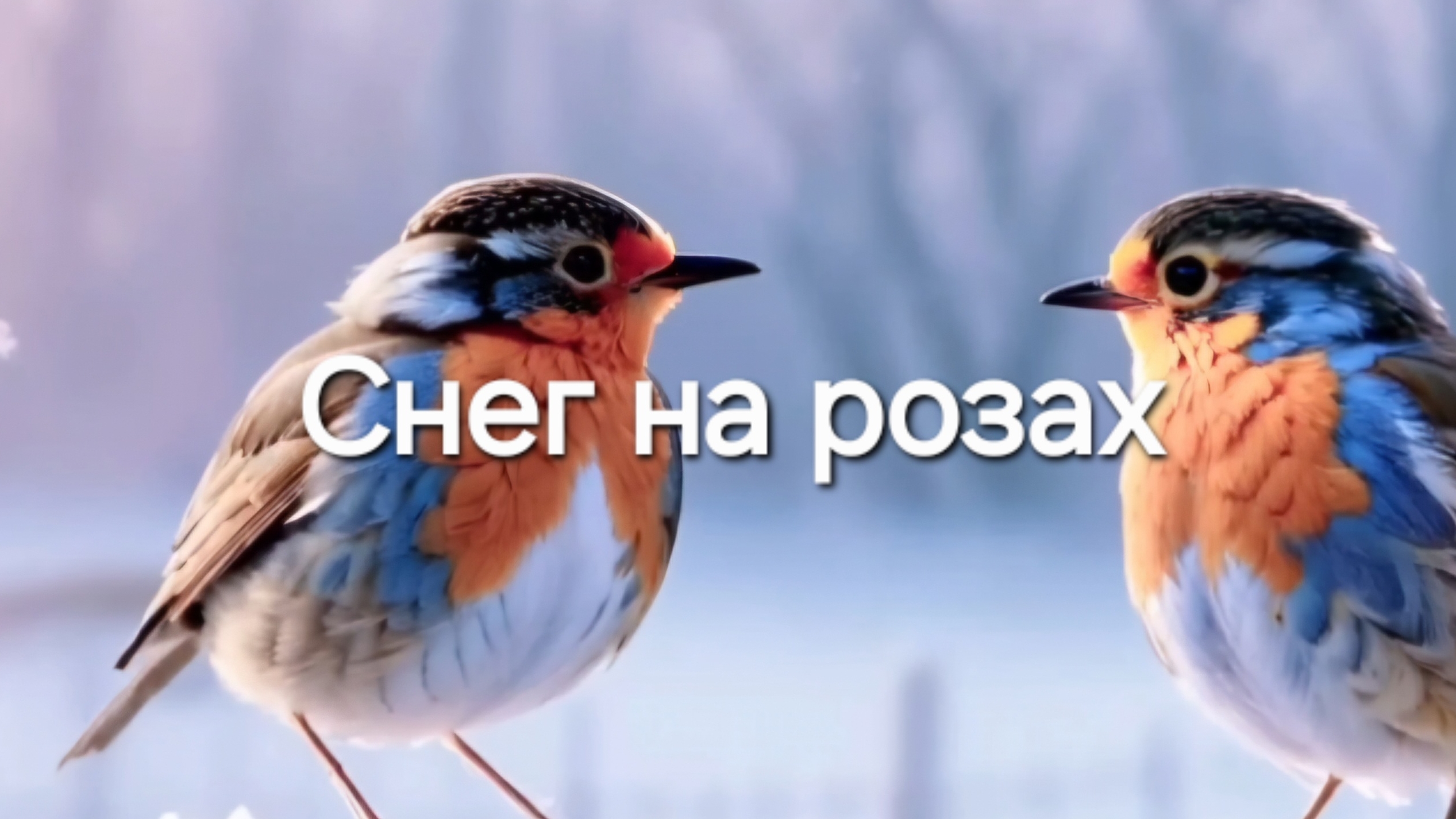 Снег на розах