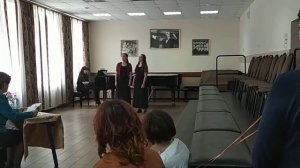 Дуэт Ключникова Анастасия и Кулаева Алина Тройка мчится, тройка скачет .. П.Булахов