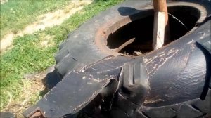 Обдирка пакрышки м 93 , зил 131