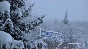 Сильный снегопад в городе Вязники 04.01.2025