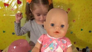 БЕБИ БОН распаковка обзор Кормим Сажаем на горшок Бэби Бон не плачет Ненуко нашла новую подругу