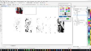 Цветоделение растровой графики для шелкографии в CorelDRAW