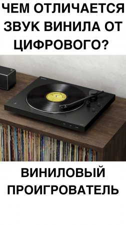 Чем отличается звук винила от цифрового? #домашнийкинотеатр #винил #проигрыватель #shorts