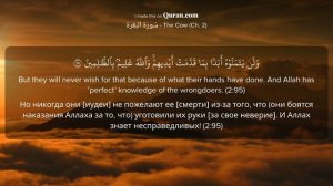 Красивое чтение суры альбакара 91-100 аяты