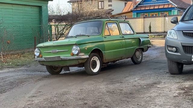 ПЕРВЫЙ ВЫЕЗД ЭКСПОРТНОГО ЗАПОРОЖЦА ЗА 15 ЛЕТ.ЗАЗ 968АЭ