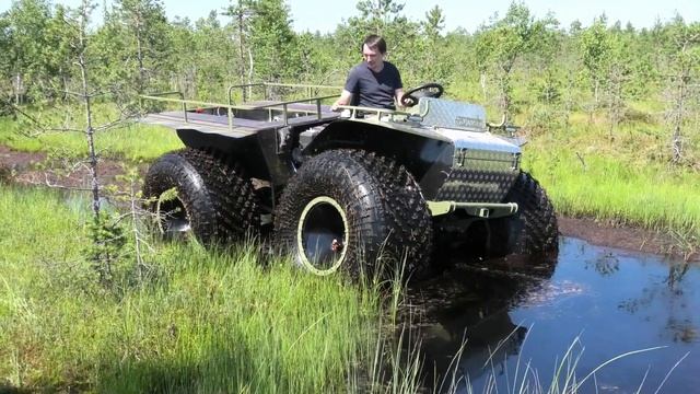 Вездеходим по болоту. Обзор шин Маршлэнд - лучше Трэкол? Тест двигателя Lifan KP500. ГОРУ - ЭУР? Ч.1 смотреть онлайн