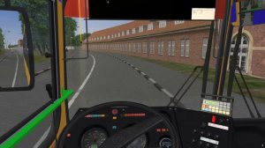 Поездка на ЛиАЗ 5256.25 по 43 маршруту на карте Щелково в омси 2