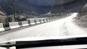 Дагестан из окна автомобиля.  Дорога Хебда   Тлярата.