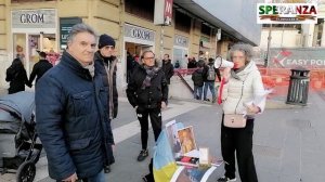 Митинг в Риме, 04.01.2025, "Свободу українським політв'язням!"