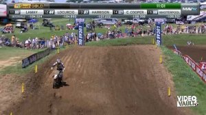 Tomac Chases Down Roczen At Final Muddy Creek National | 2018 Tennessee 450 Moto 1