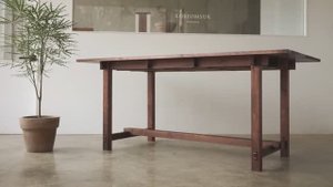 Kobeomsuk furniture - Making interlocking joinery walnut table