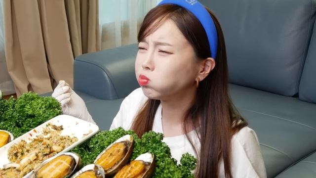 초대왕 전복 ✨ 전복 버터구이 전복내장볶음밥 몸보신 먹방 😁 Giant Abalone & Garlic Butter Sauce Seafood Mukbang ASMR Ssoyoung