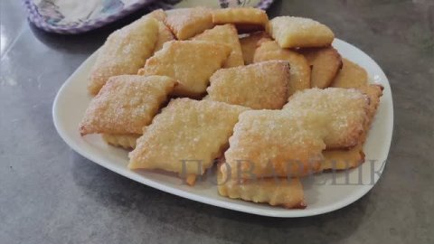 Творожное печенье / Простой и быстрый рецепт творожного печенья