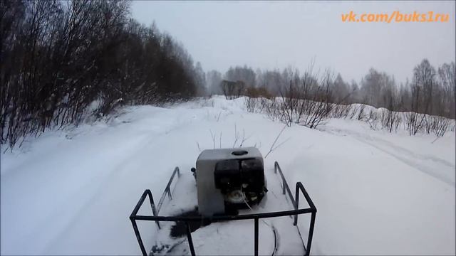 Ураган Медведь 840, покатушки по сугробам смотреть онлайн