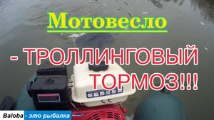Мотовесло - и троллинговый тормоз