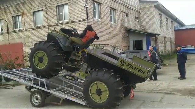 1-й выезд вездехода переломки на Рукав судьбы или Танковую Дорогу по Дикому торфу. Ураган Дикарь смотреть онлайн